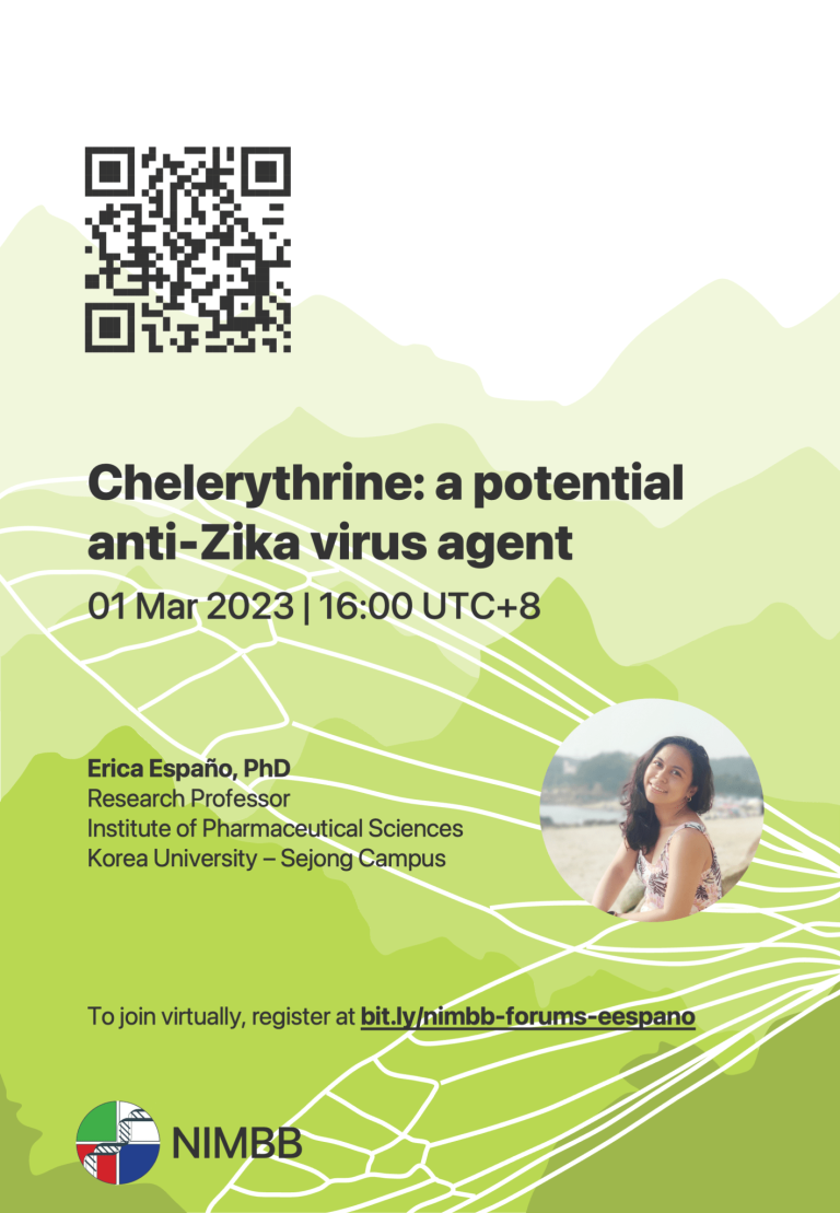 NIMBB Forums: Chelerythrine as a potential anti-Zika virus agent
