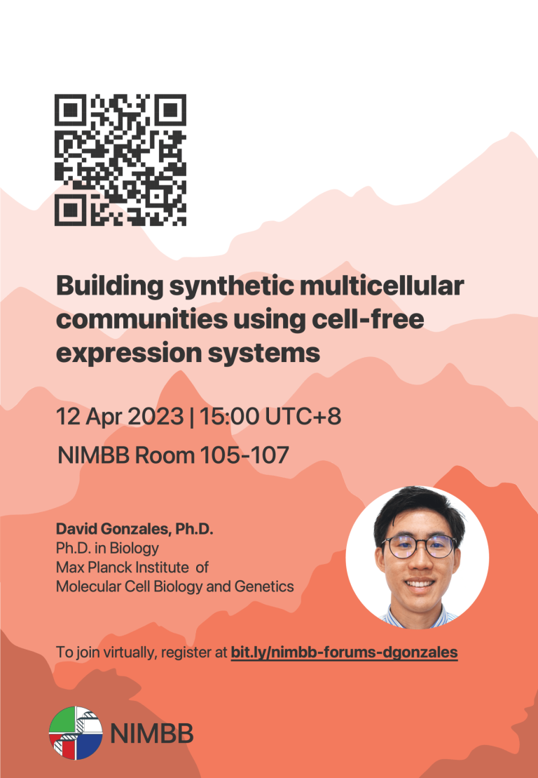 NIMBB Forums: Building synthetic multicellular communities using cell-free expression systems