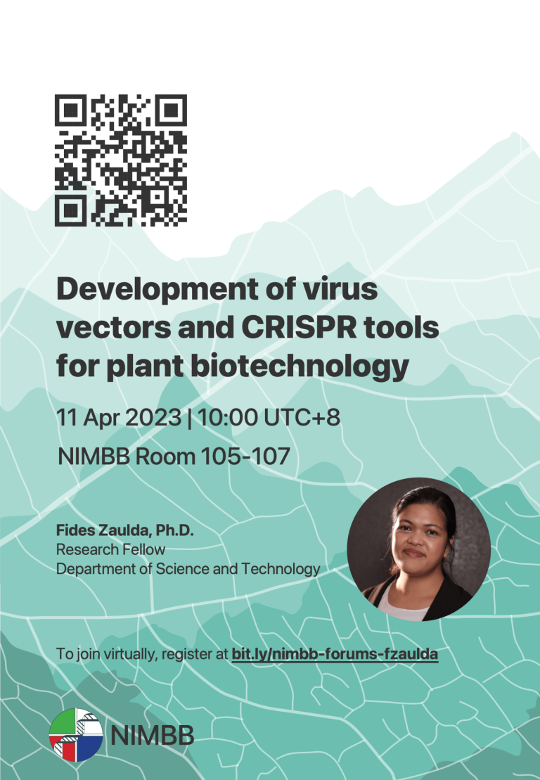NIMBB Forums: Development of virus vectors and CRISPR tools for plant biotechnology