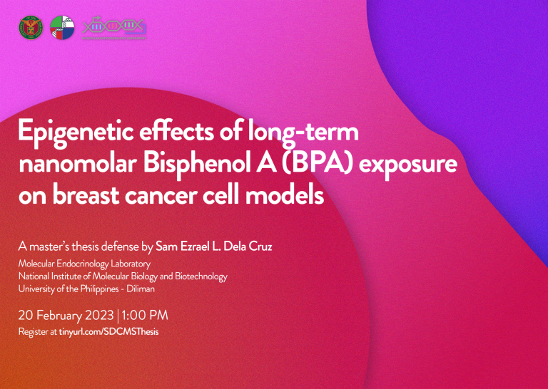 MS Thesis Defense: Sam Ezrael de la Cruz
