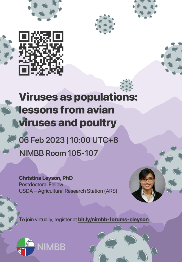 NIMBB Forums: Viruses as populations