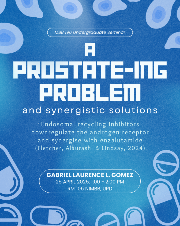 MBB 196 Undergraduate Seminar: A Prostrate-ing Problem and Synergistic Solutions