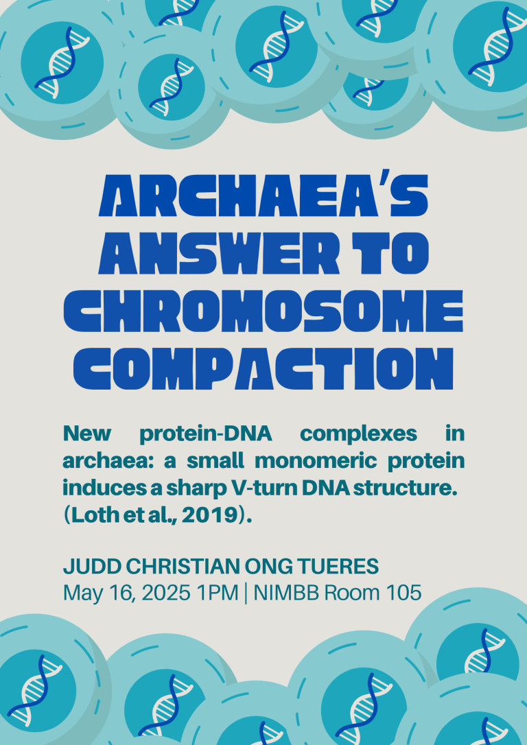 MBB 196 Undergraduate Seminar: Archaea’s Answer to Chromosome Compaction