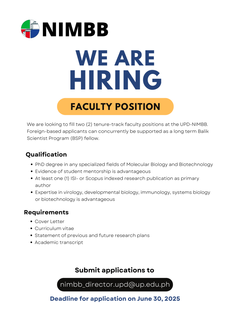 Faculty Position Opening